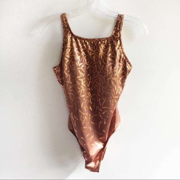 Beach Native Other - Beach Native bathing suit one piece brown gold